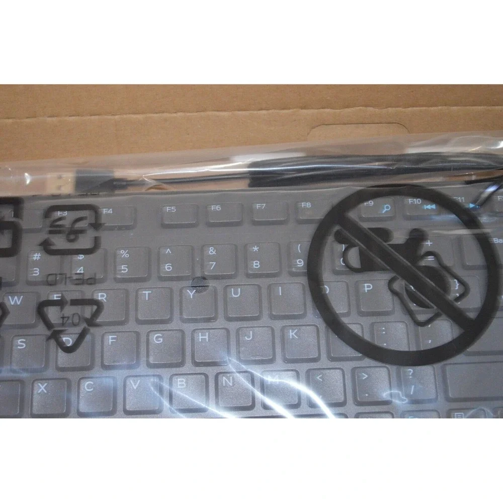 New in Box Dell Keyboard Black 2016 Wired KB216-BK-US REV A02